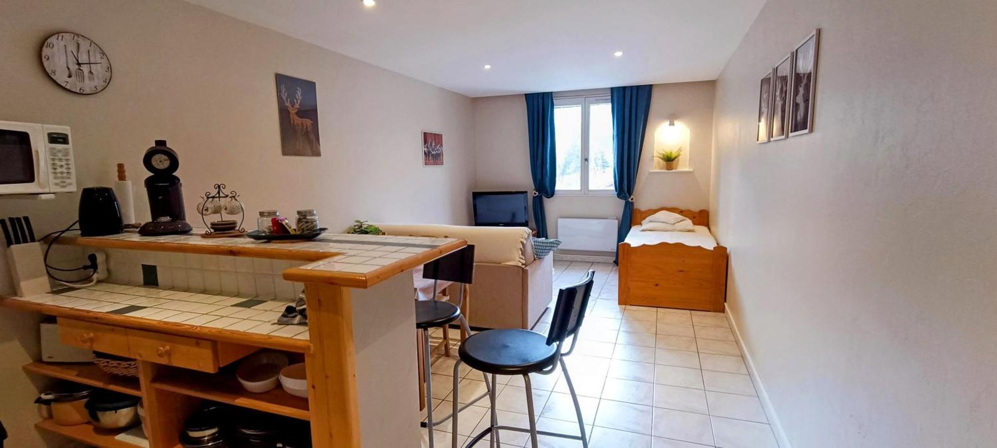 Grand Studio 3 Personnes Idealement Place Barcelonnette Kültér fotó